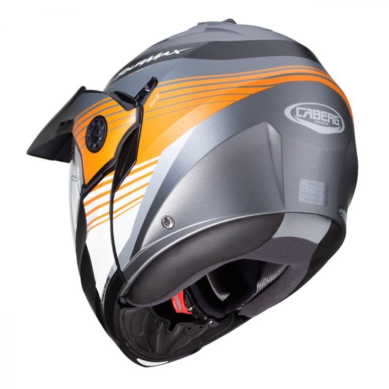 Casco Tourmax Titan Matt Gun Metal/Orange/White1