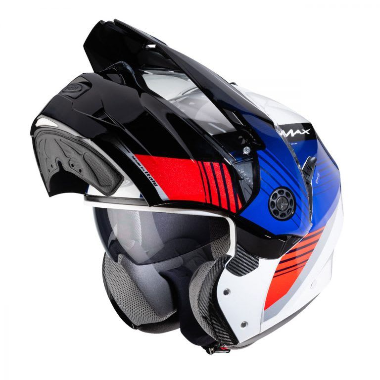 Casco Caberg Tourmax Titan White/Blue/Red3