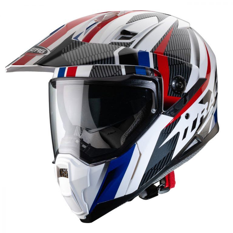 Casco Xtrace Savana White/Red/Blue3