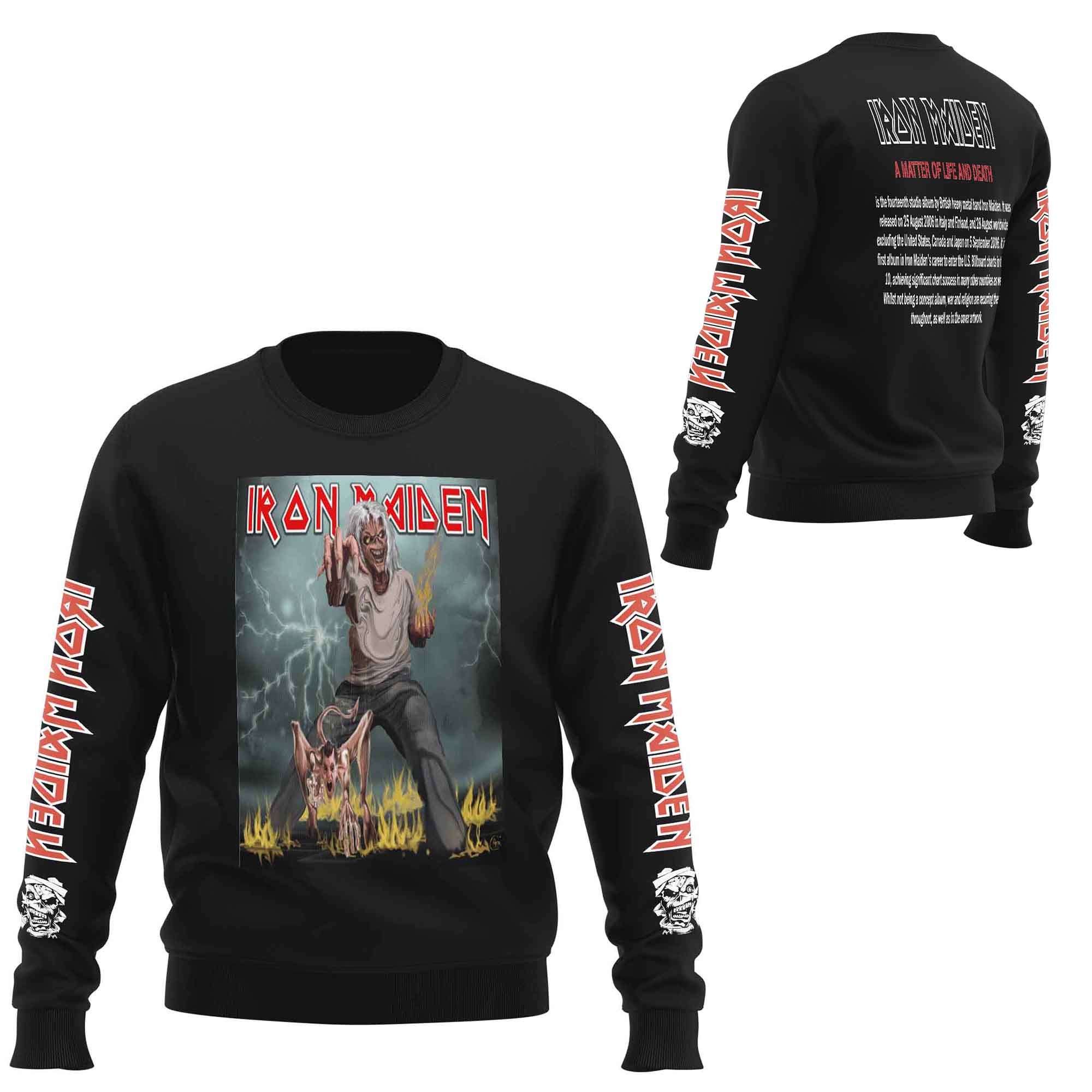 Polerón Polo Iron Maiden D4 Mundo Textil