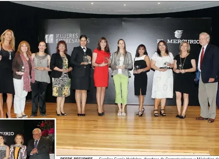 Premio El Mercurio 2015 a las 100 mujeres líderes a Elvira Montero