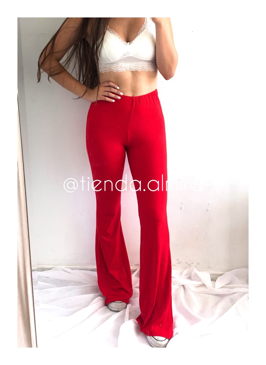 Pants Rojo Franjas | Cuidado con el Perro