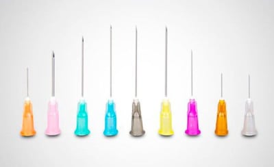 Aguja Hipodermica 100un Cranberry