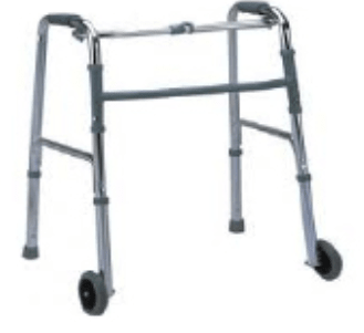 Andador Plegable Dos Ruedas  Blunding