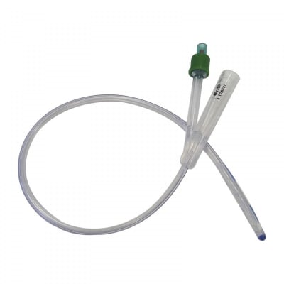 Sonda Foley 2 vias 100% Siliconada con Balon Cranberry