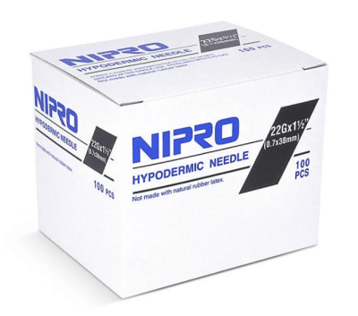 Aguja Hipodermica Nipro 100 un