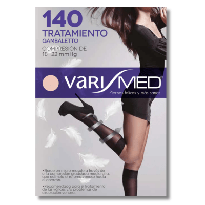 Mini Media Varimed 140 compresión graduada 18-22 mmHg = 15-20 mmHg