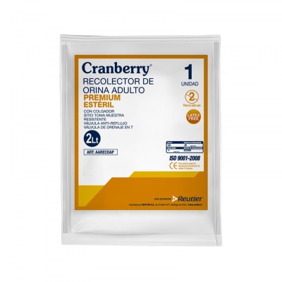 Recolector de Orina Premium Adulto Cranberry 