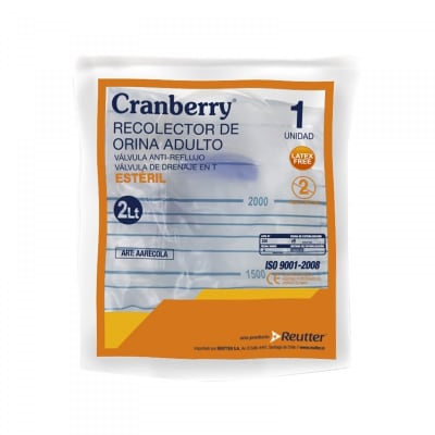 Recolector de Orina Adulto Cranberry