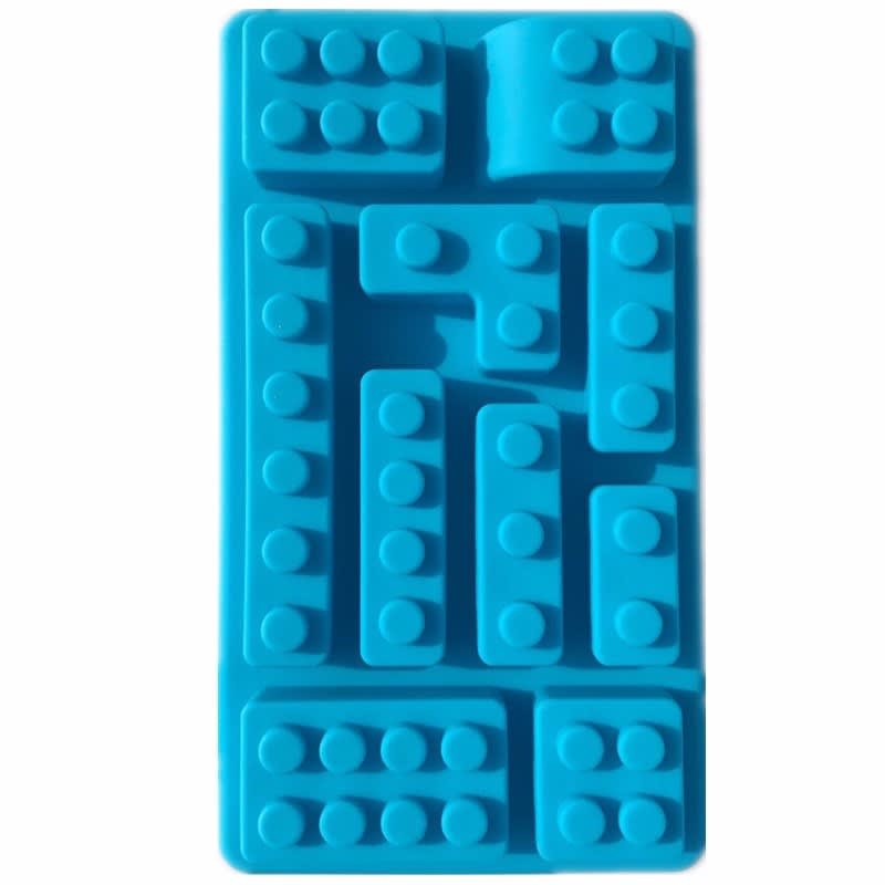 Molde Bloques Lego Rectangular Silicona Silicona