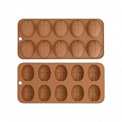 Molde Cerebros 10 Cavidades Silicona1