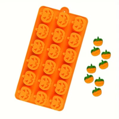 Molde Calabazas 18 Cavidades Silicona1