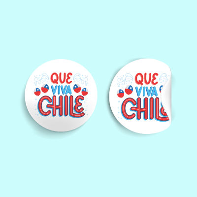Stickers Fiestas Patrias N°3 - 20 Unidades1