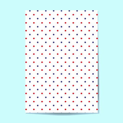 Papel Mantequilla Puntos Rojo y Azul 10 Unidades1