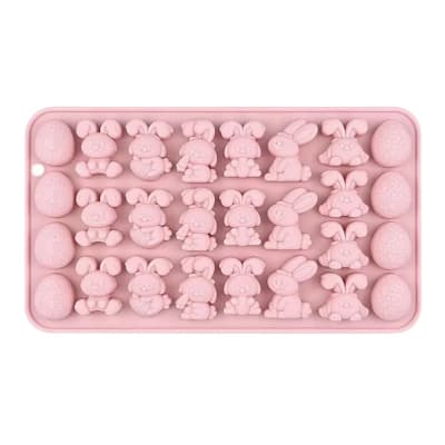 Molde Huevos y Conejos 27 Cavidades Silicona1