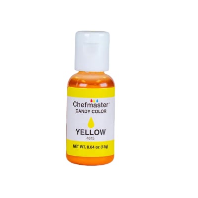 Colorante Liposoluble Chefmaster Candy Color Yellow 18 gr.1