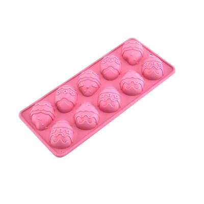 Molde Huevos Diseño 10 Cavidades Silicona1