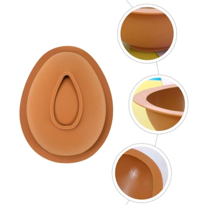 Molde Chocolate Silicona Huevo Liso 10 cm.1