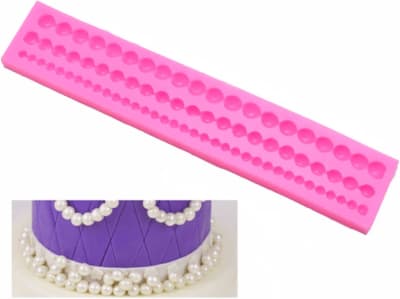 Molde Fondant Perlas Silicona1