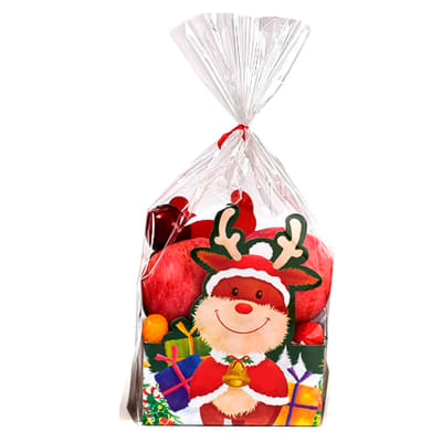 Set Bolsas con Base Cartulina Reno 12x7x30 cm. - 10 Unidades1