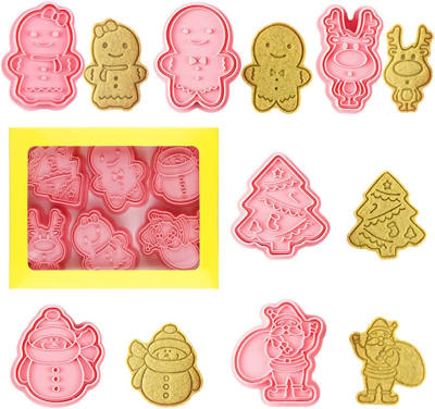 Set Cortador Marcador Navidad N°5 - 6 Diseños1