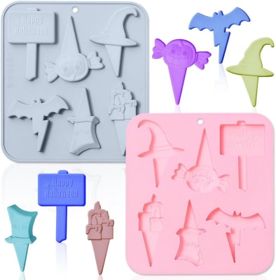 Molde Estacas de Halloween Silicona1