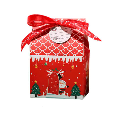 Set Cajas Casa Navidad Roja N°2 10x7x5 cm. 5 Unidades1