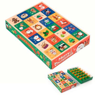 Set Cajas Calendario de Adviento 24 Días - 5 Unidades