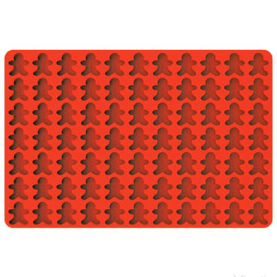 Molde Chocolate Hombres de Jengibre 77 Cavidades Silicona1