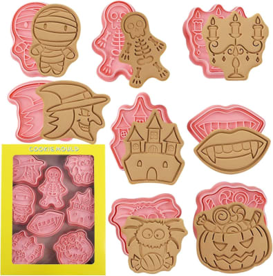 Set Cortador Marcador Halloween N°2 8 Diseños