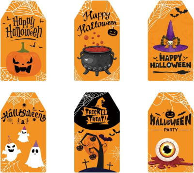 Etiquetas Tags Halloween N°2 - 12 Unidades