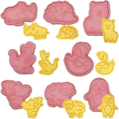 Set Cortador Marcador Animales N°5 - 8 Diseños