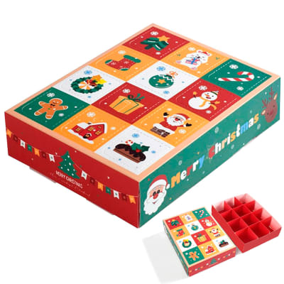 Set Cajas Calendario de Adviento 12 Días 5 Unidades