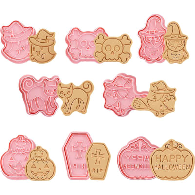 Set Cortador Marcador Halloween N°1 8 Diseños