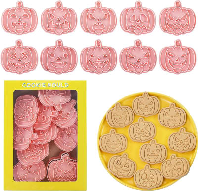 Set Cortador Marcador Calabazas 10 Diseños