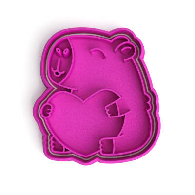 Cortador + Marcador Capibara N°3 Plástico