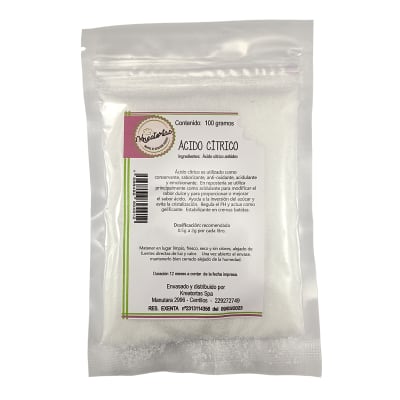 Ácido Cítrico Kreatortas 100 gr.