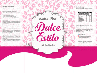 Azúcar Flor Impalpable Dulce Estilo 1 kg.1