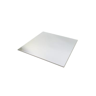 Bandeja Plateada Cuadrada 20 cm. Cartón1