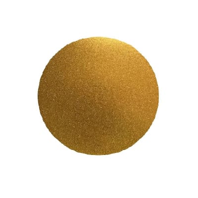 Bandeja Dorada Redonda 20 cm. Cartón