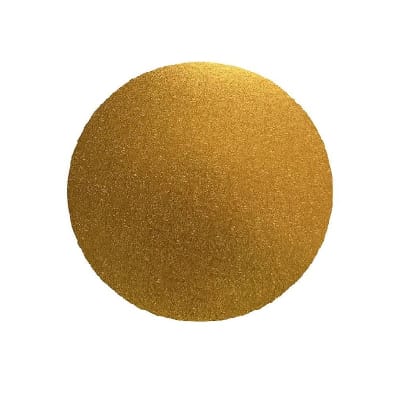 Bandeja Dorada Redonda 25 cm. Cartón