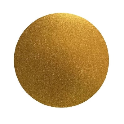 Bandeja Dorada Redonda 35 cm. Cartón