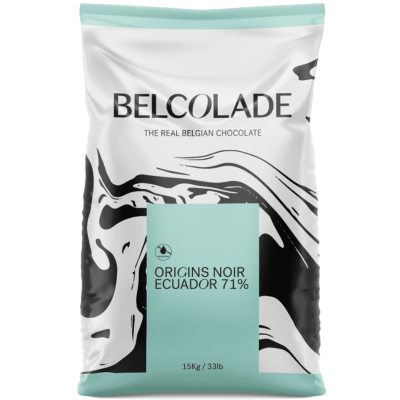 Belcolade Ecuador 71% Cacao 1 kg.
