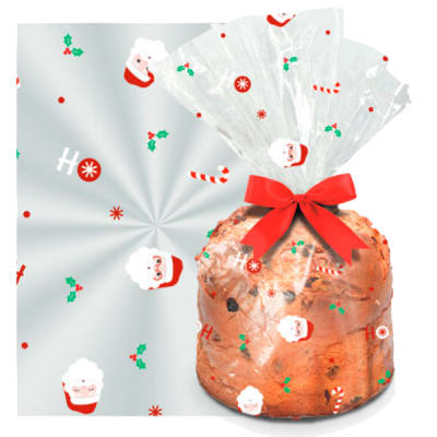 Bolsa para Pan de Pascua 500 gr. Navideño 10 Unidades