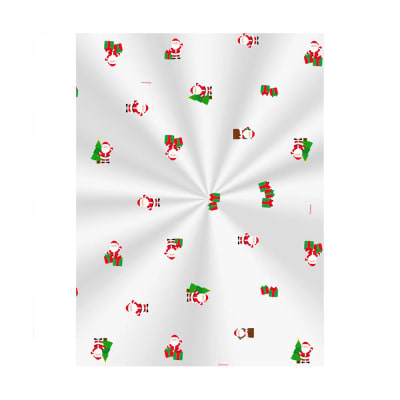 Bolsa Poli Transparente Santa y Regalos 11x19,5 cm. 100 Un.1