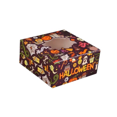 Caja para 4 Cupcakes Halloween