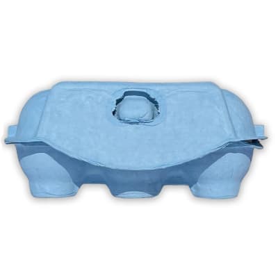 Caja para 6 Huevos Cartón Celeste 6 Unidades1