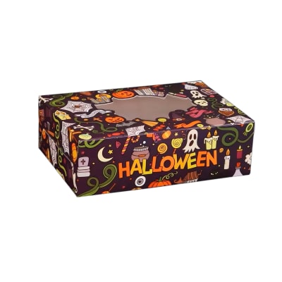 Caja para 6 Cupcakes Halloween1