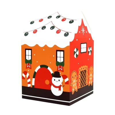 Set Cajas Casa Navidad N°8 14x8,5x8,5 cm. 4 Unidades1