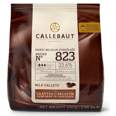Callebaut Leche 823 - 33,6% Cacao 400 gr.